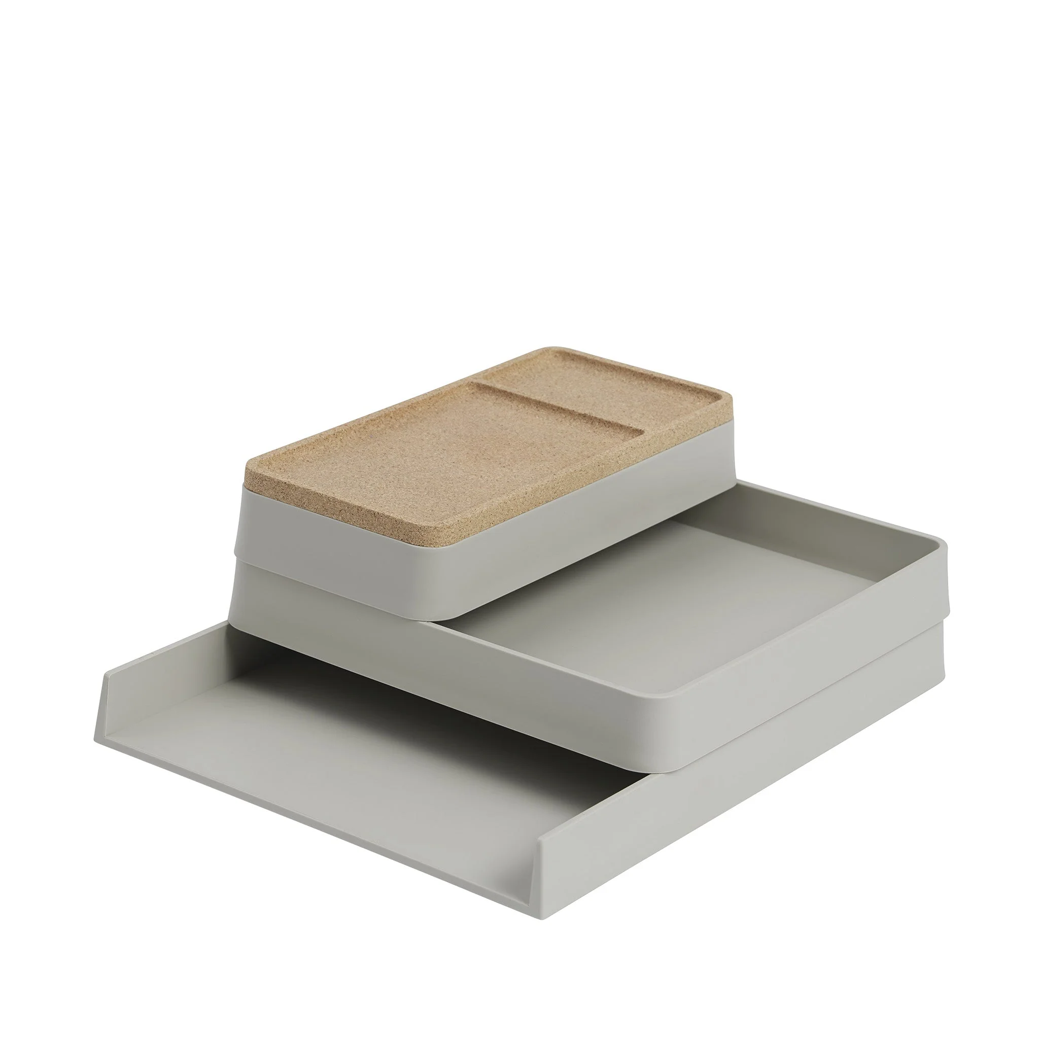Arrange Desktop Configuration No.1 Grey/Cork - Image 2