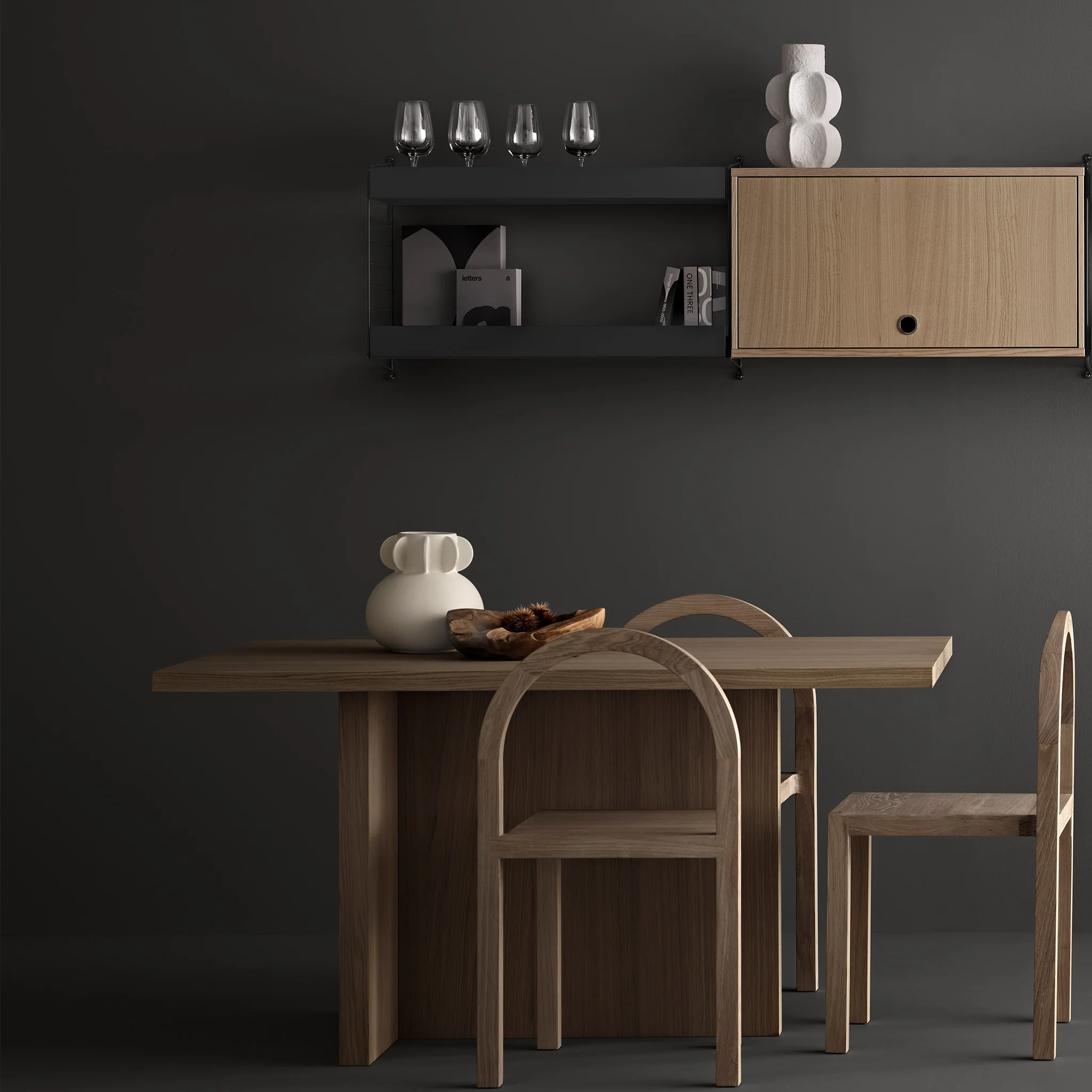 String - Cabinet With Flip Door - Image 5
