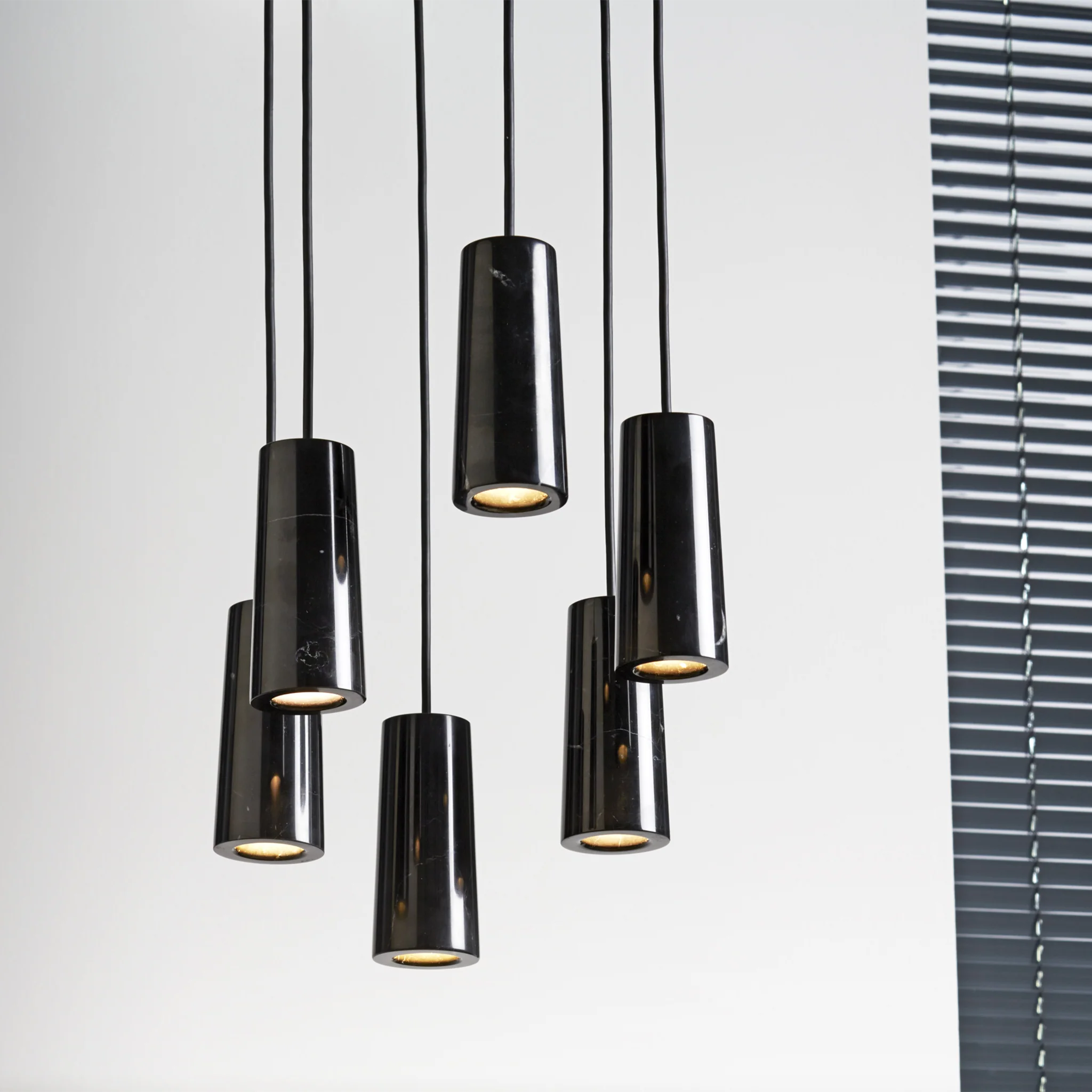 Core Pendant Nero Marquina Marble by Terence Woodgate - Image 3