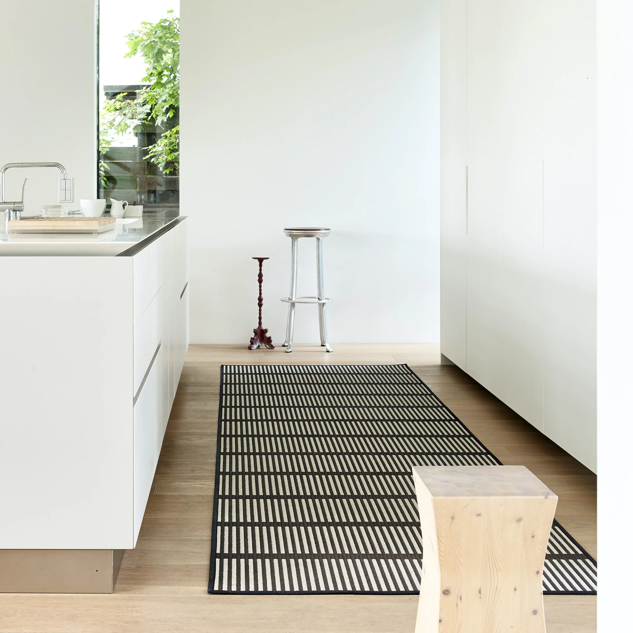 Cut Stripe Rug by Ritva Puotila for Woodnotes - Image 6