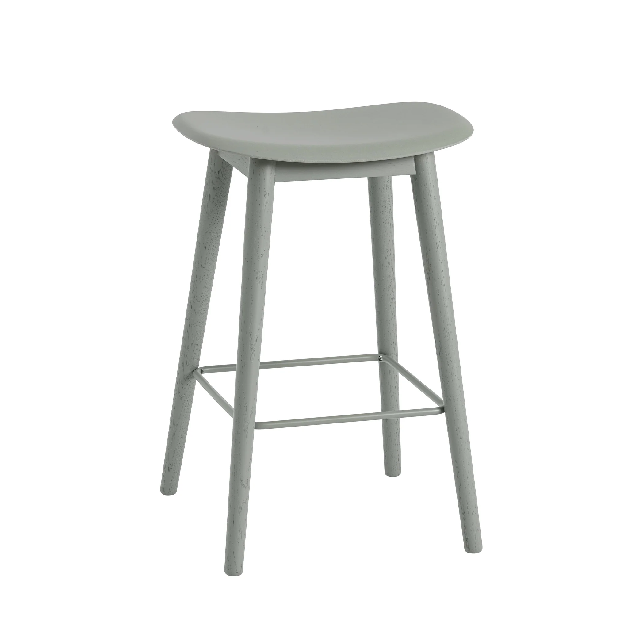 Fiber Bar Stool Wood Base by Muuto - Image 6