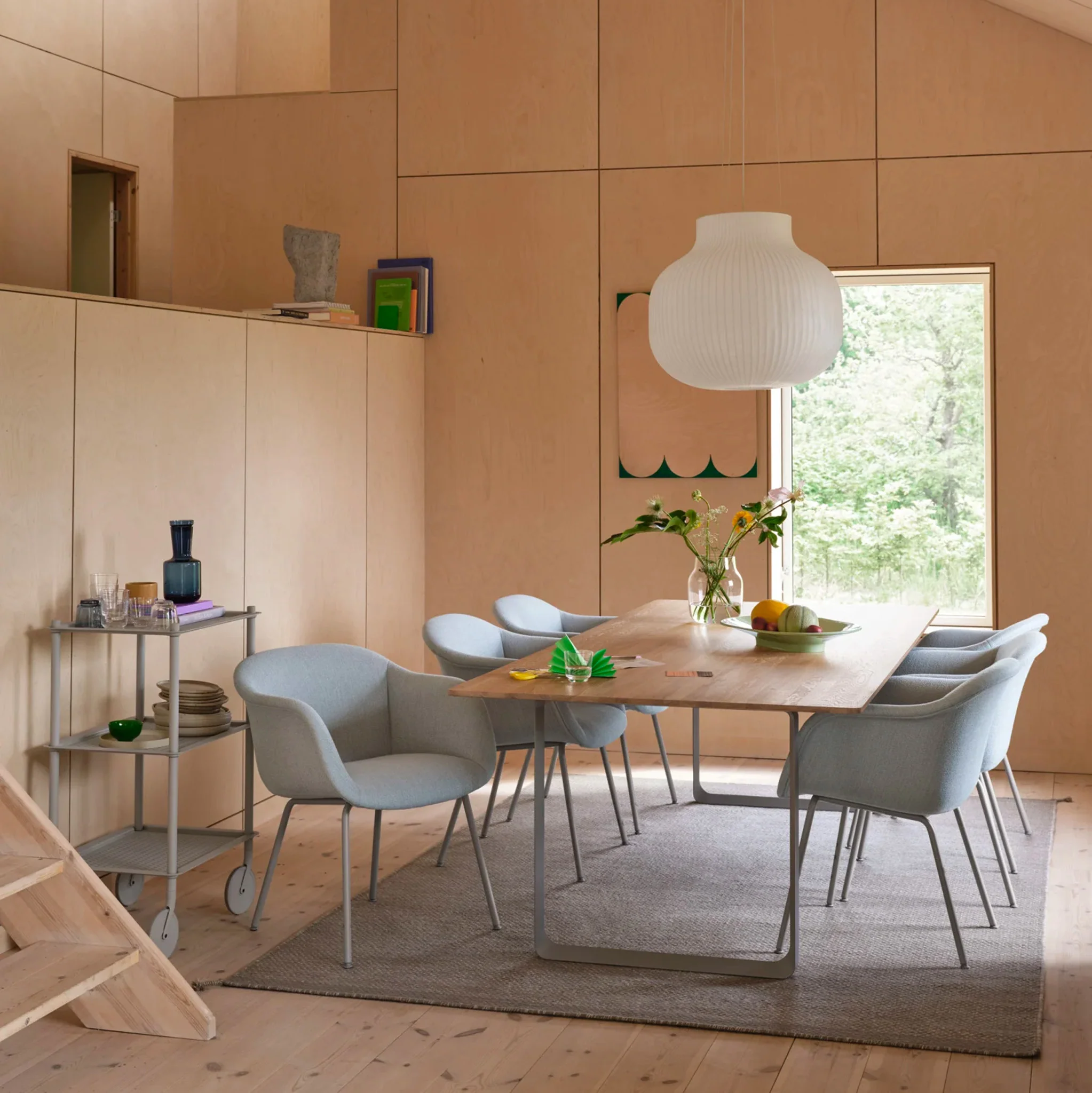 Fiber Soft Armchair with Tube Base by Muuto - Image 3