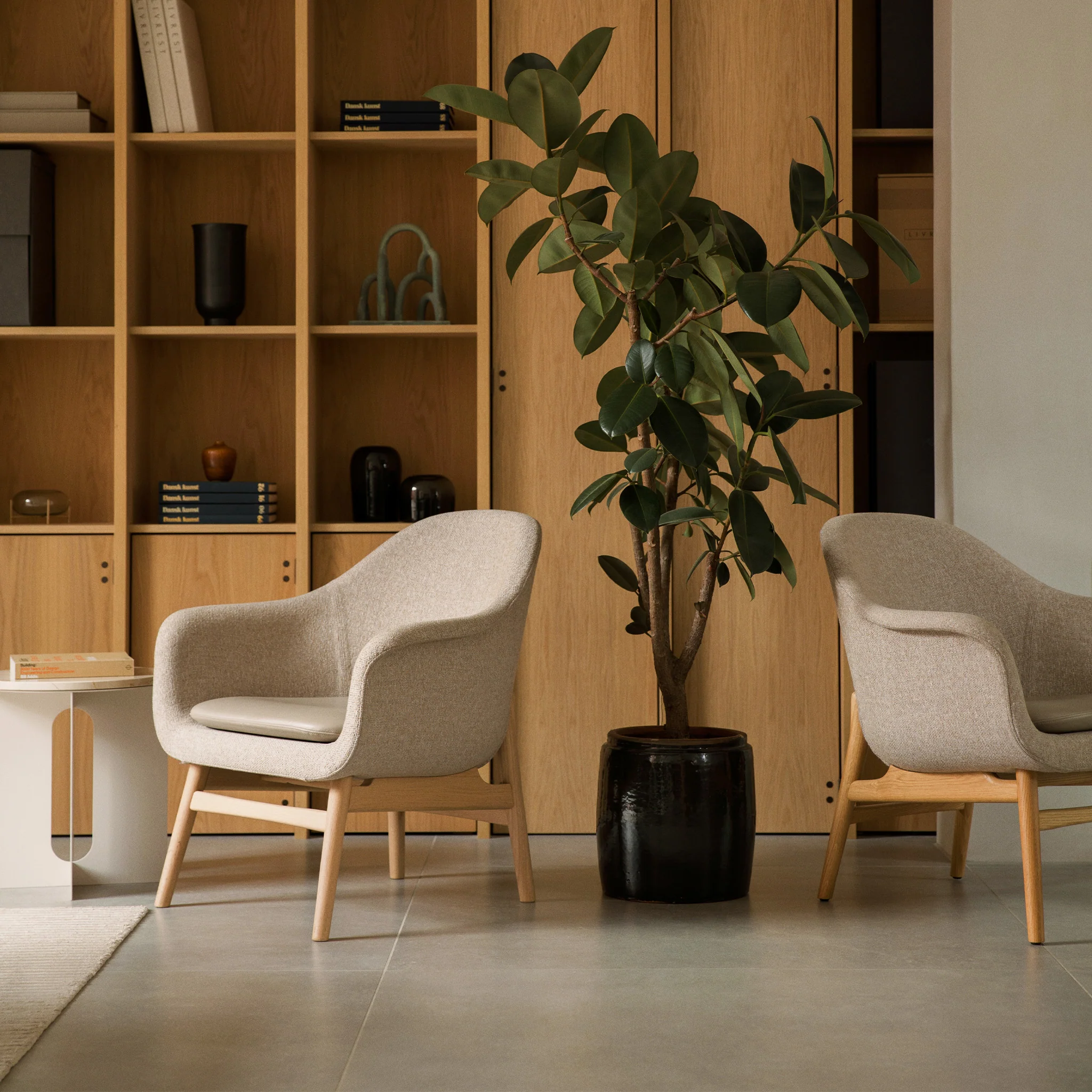 Harbour Lounge Chair with Wood Base by Norm Architects - Image 7