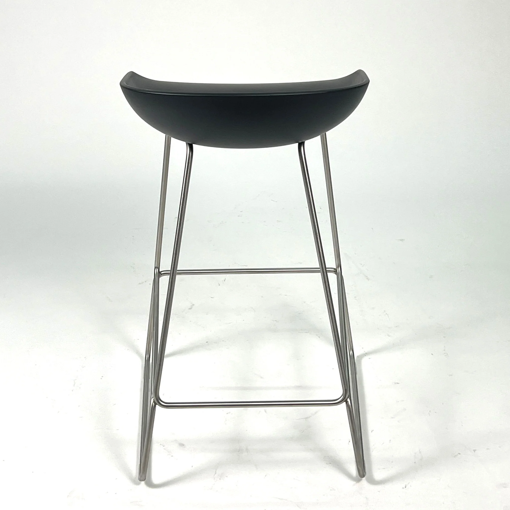 Hay About a Stool AAS 38 – Black - Stainless Steel Base (Clearance) - Image 2