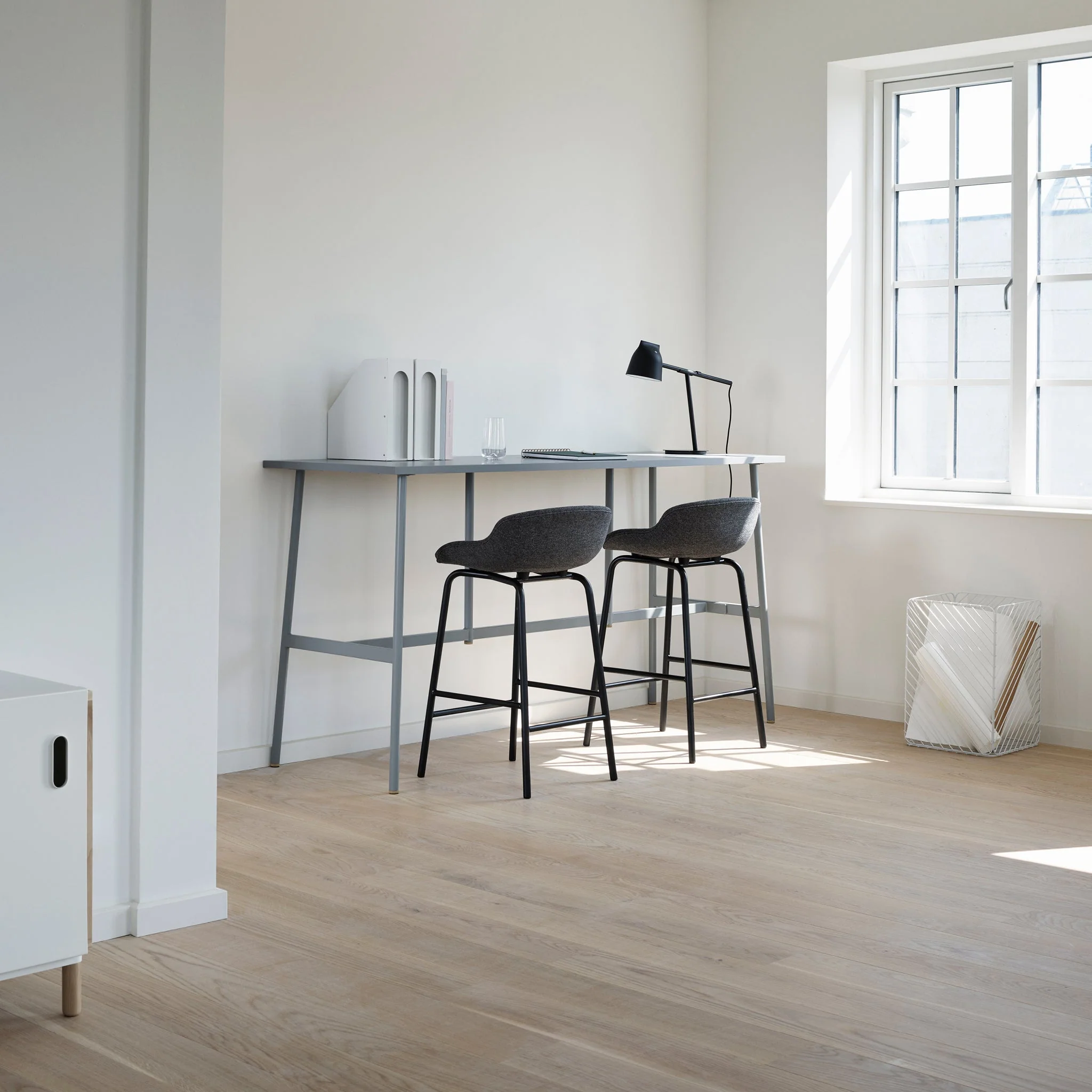 Hyg Barstool with Steel Base by Normann Copenhagen - Image 7