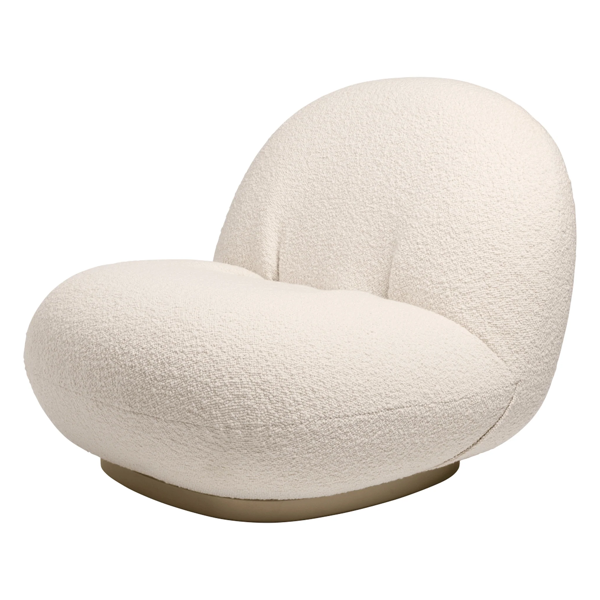 Pacha Lounge Chair Swivel Base by Gubi - Image 3