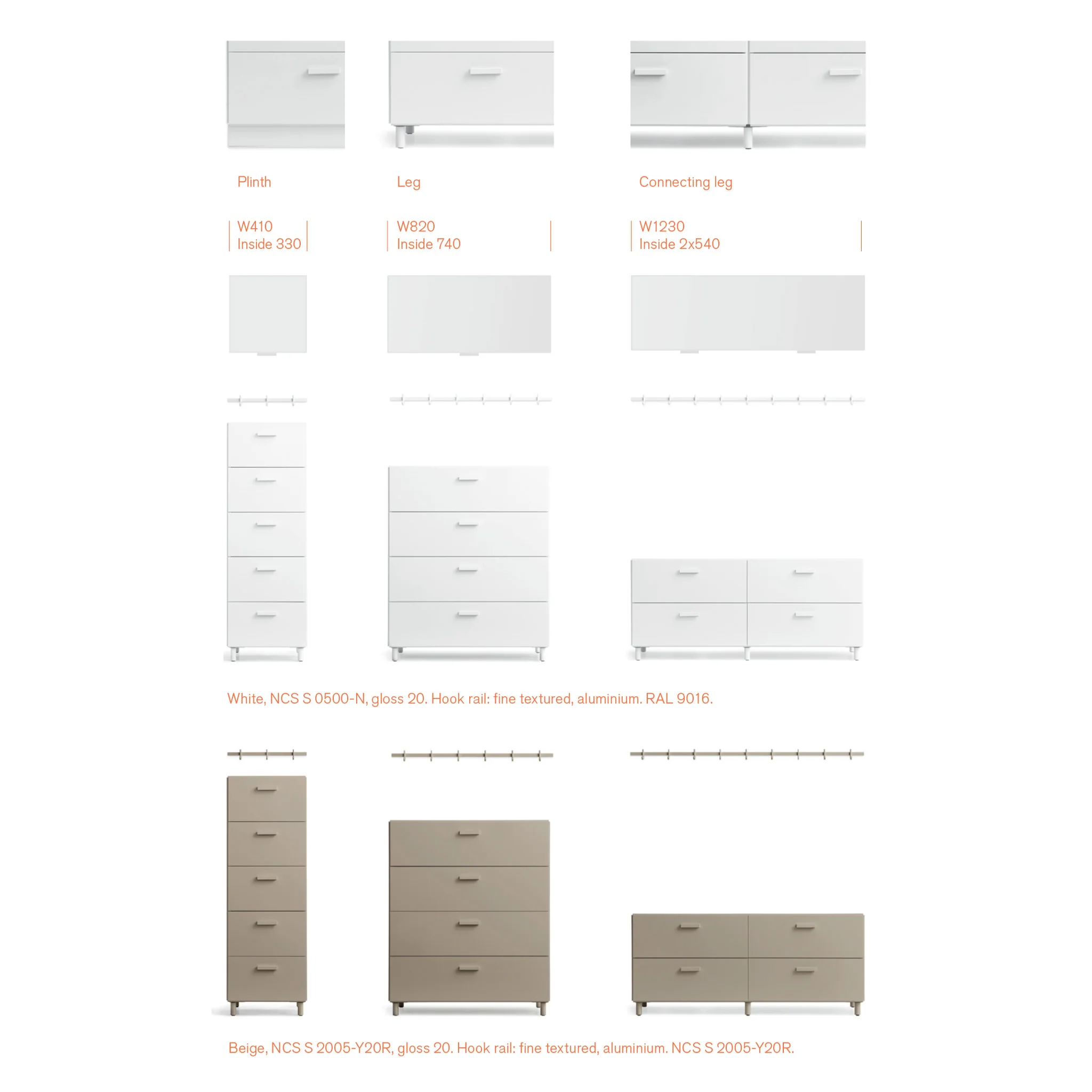 Relief Tall Chest by TAF Architects for String - Image 3
