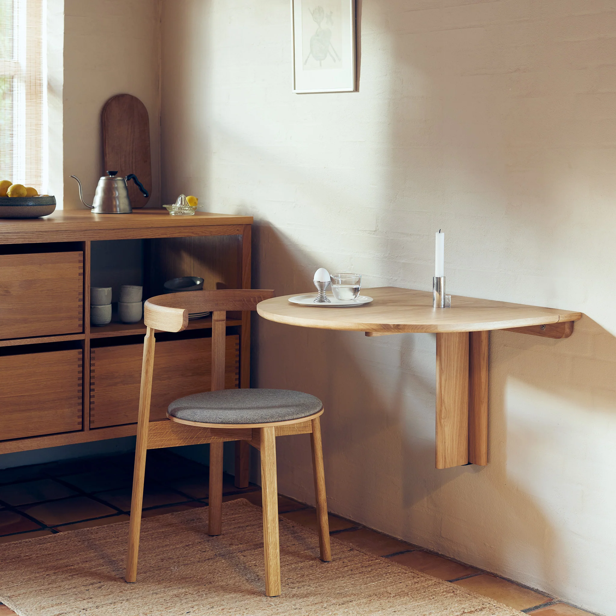 Trefoil Folding Wall Table by Form and Refine - Image 5
